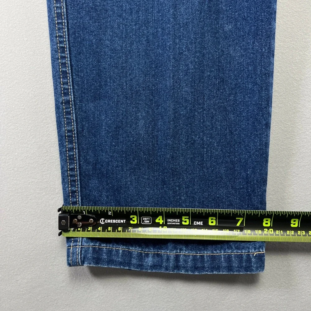 City Blues By Koret Straight Jeans Women 10 Denim Cotton Elastic Waist High Rise